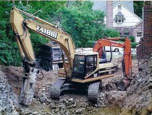  construction equipment used at Residential  Rock Breaking